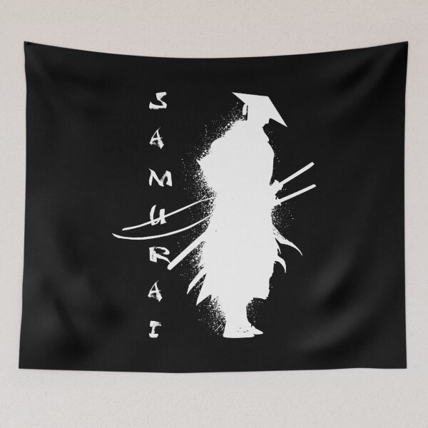 Item preview, Japan samurai warrior katana sword fight with straw hat. designed and sold by emphatic.