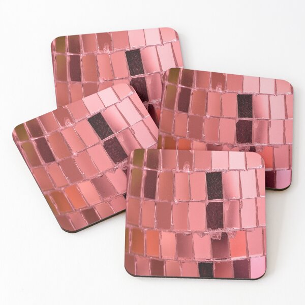 Item preview, Abstract Pink Disco Ball Reflectors designed and sold by EBCustomDesign EBCD.