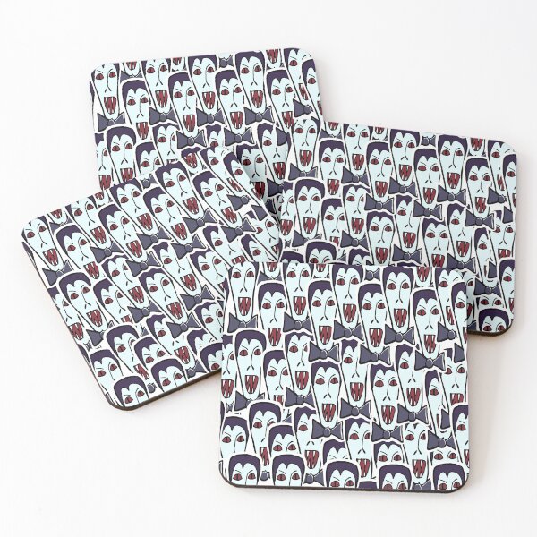 Item preview, Vampire Dracula Heads on Repeat designed and sold by EBCustomDesign EBCD.