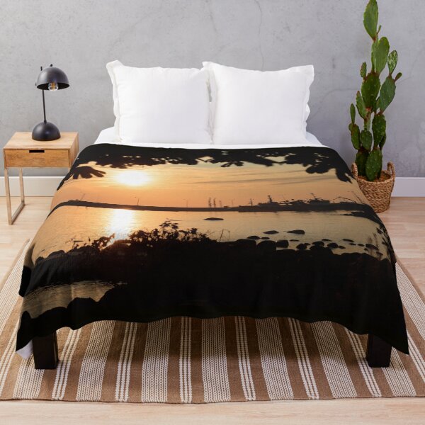 Item preview, Little harbor in golden sunset designed and sold by lab7115.