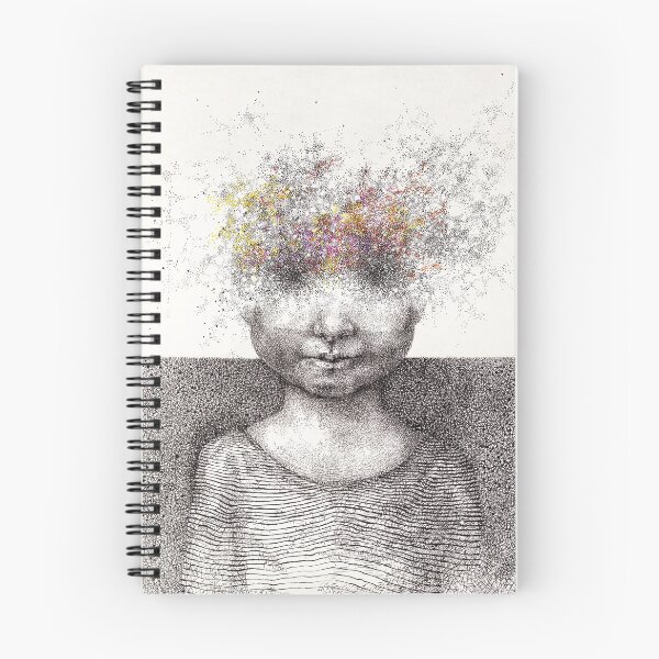 Item preview, Surrealist Girl with Exploding Head T-Shirt designed and sold by EBCustomDesign EBCD.