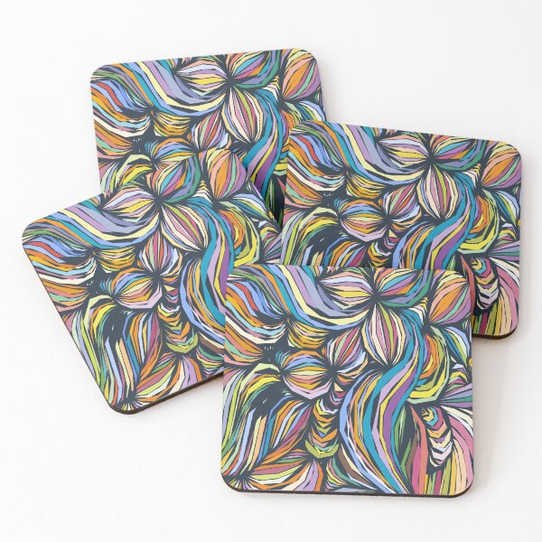 Item preview, Colorful, Abstract, Linear, Illustration T-Shirt designed and sold by EBCustomDesign EBCD.