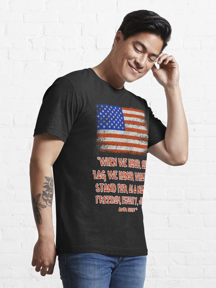 American Flag Patriotic Women's T-Shirt