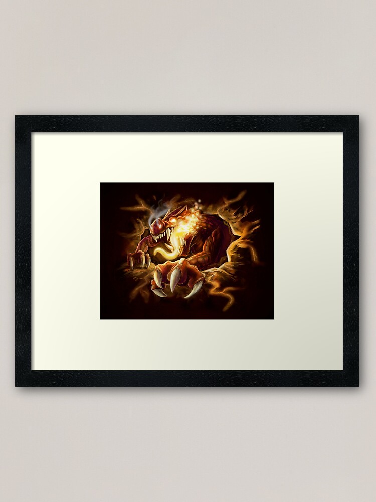 Alternate view of Magma Framed Art Print