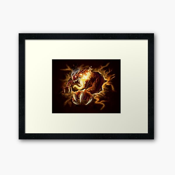 Magma Framed Art Print