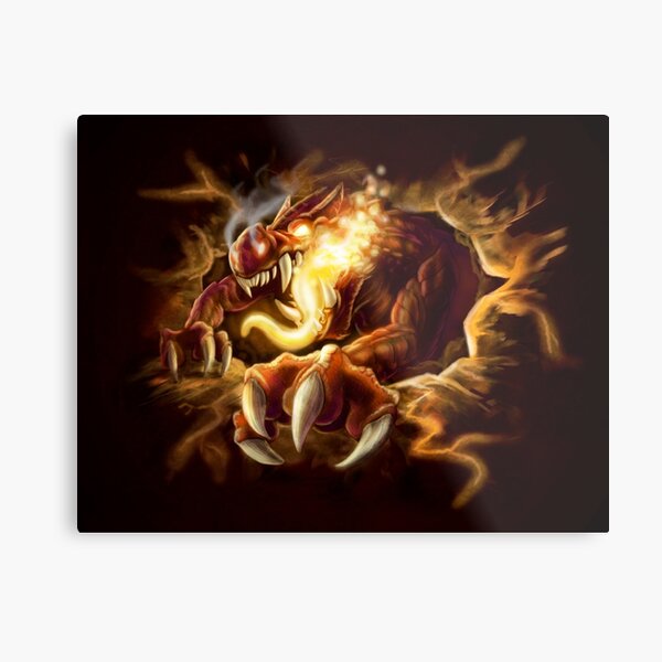 Magma Metal Print