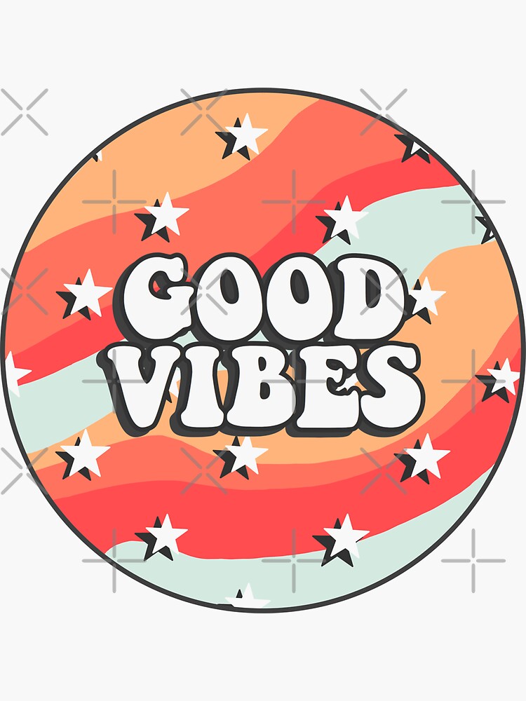 Good Vibes Sticker For Sale By Abbyconnellyy Redbubble