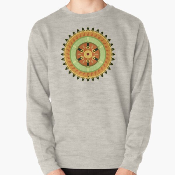 Citrus Heart Pullover Sweatshirt