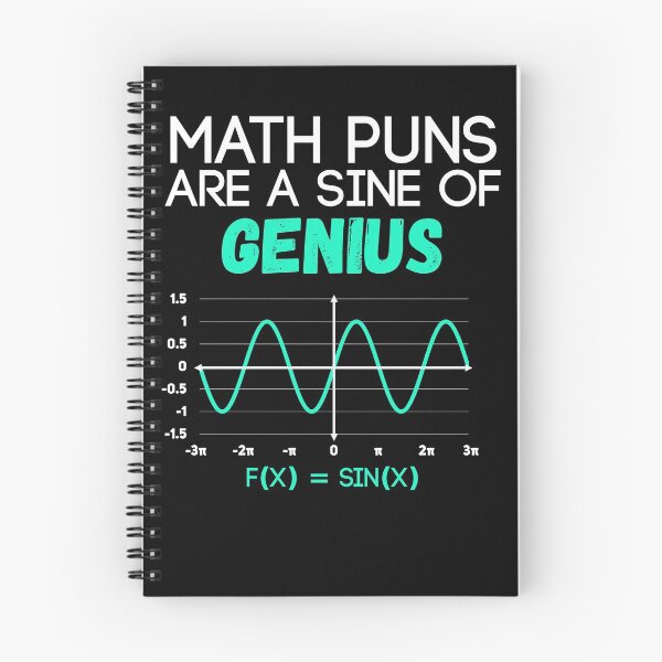 Item preview, Math Puns Are Sine of Genius Funny Math Teacher designed and sold by ScienceIsFun.