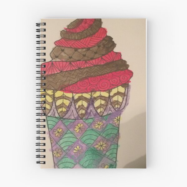 Item preview,  Cono de helado de fresa y chocolate designed and sold by PETAbstractA.