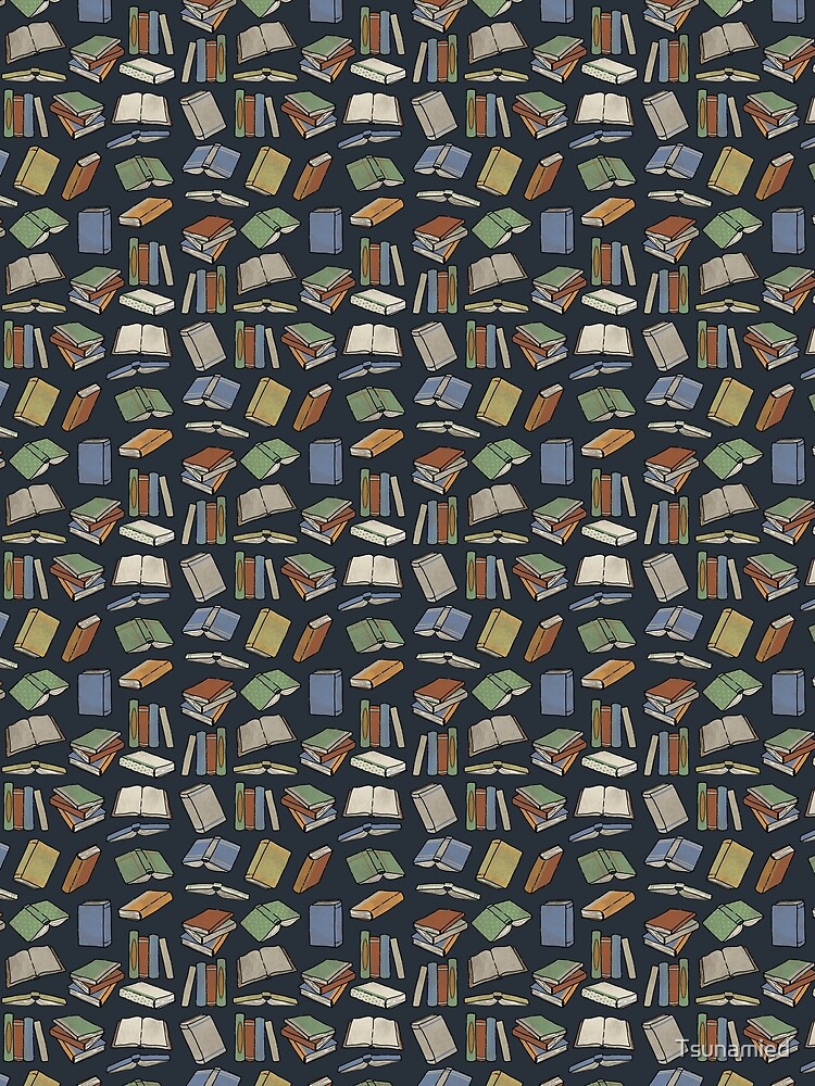 Old vintage book pattern by Tsunamied