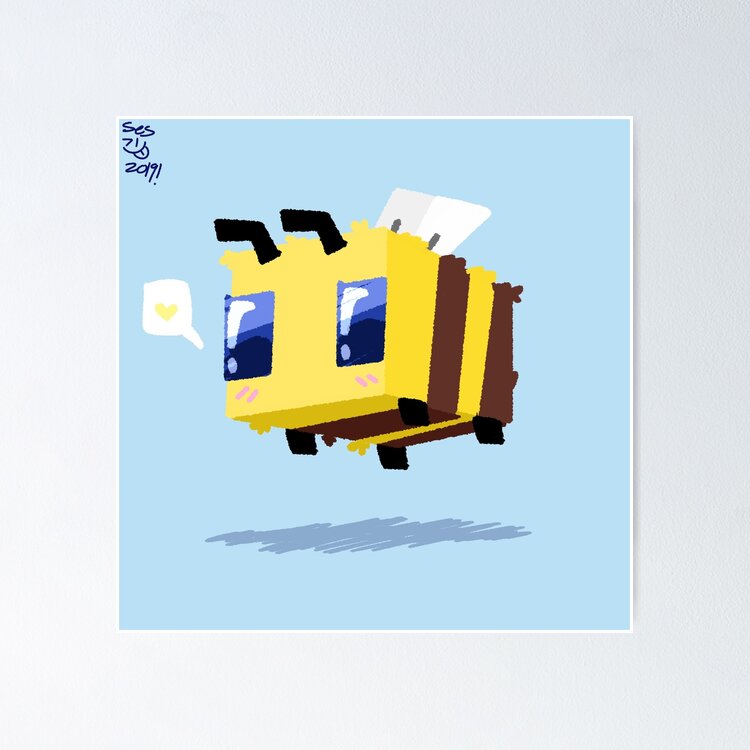 Minecraft Bee Tapestry