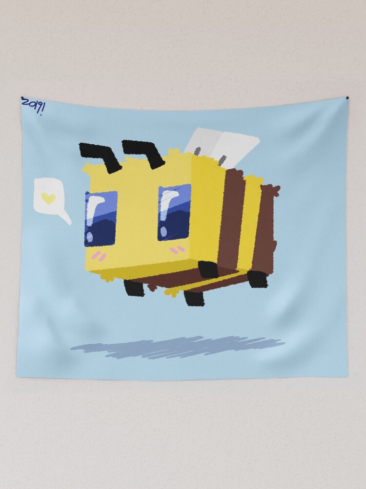 Minecraft Bee Tapestry