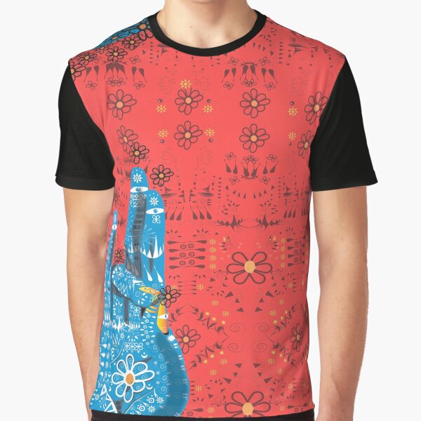 Item preview, Agni mudra with flower pattern designed and sold by ilse parra recio.