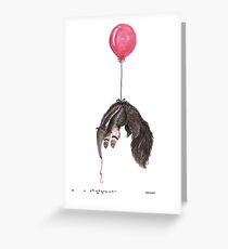 Fourmilier et ballon Carte de vœux