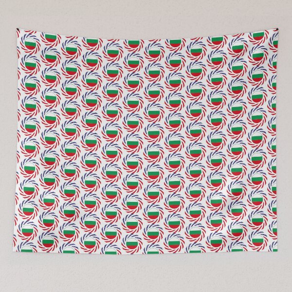 Item preview, Bulgarian American Multinational Patriot Flag Series designed and sold by Carbon-Fibre Media.