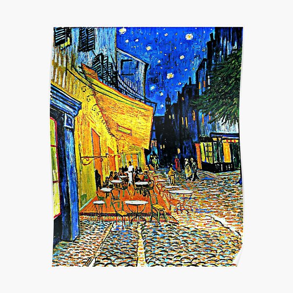 Van Gogh - Cafe Terrace, Place du Forum, Arles Poster