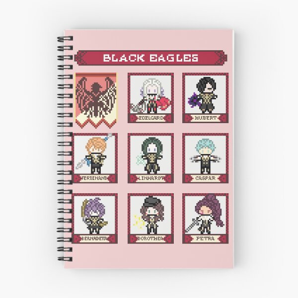 Item preview, Fire Emblem Three Houses Black Eagles House Pixel Parody designed and sold by MissJunePixels.
