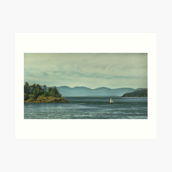 Sailing On Howe Sound Art Print