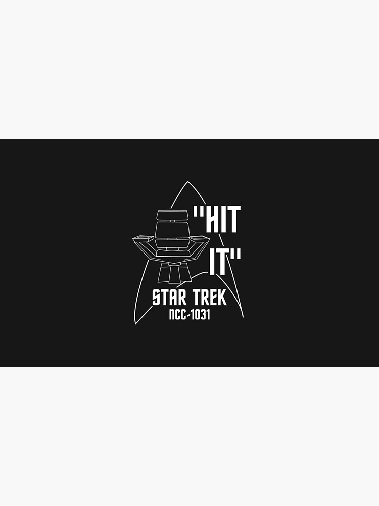 Star Trek Discovery Captain Pike: Hit it (White) Coffee Mug for