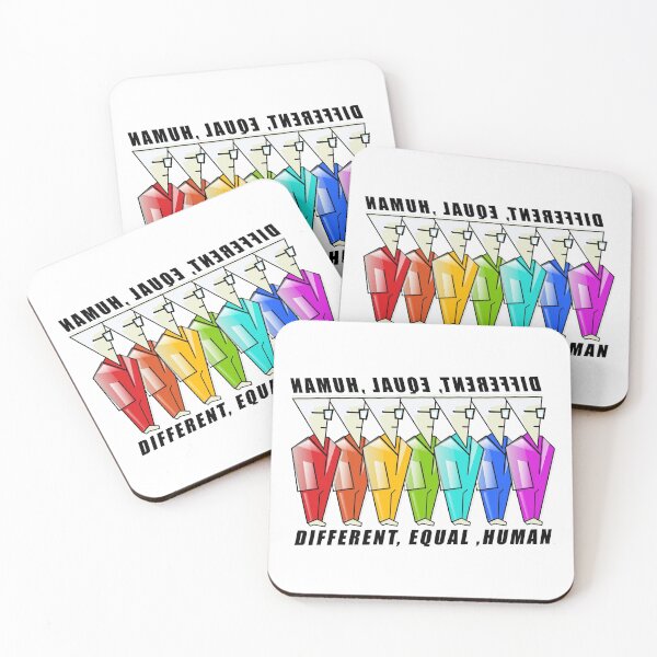 Item preview, Different Equal Human LGBT designed and sold by MangojellyLabs.