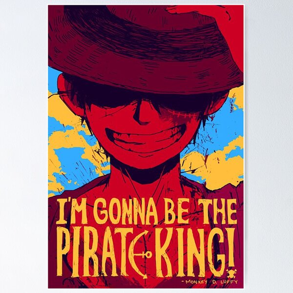 Pirate King One Piece ONE PIECE FILM GOLD poster size B2 Japanese manga  anime