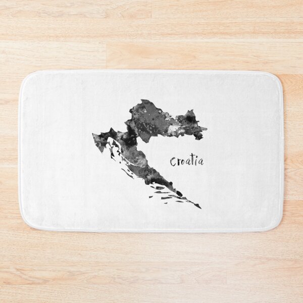 Item preview, Croatia map, Croatia designed and sold by Rosaliartbook.