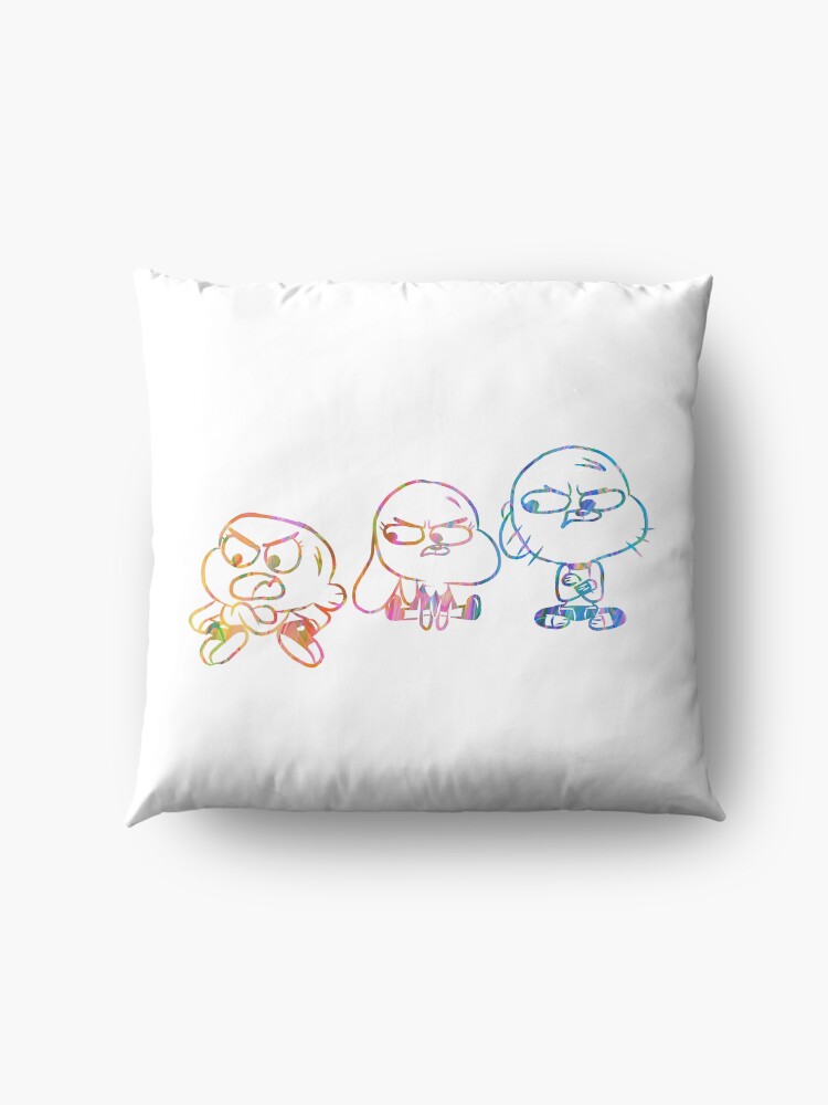 Alternate view of Mad Darwin, Anais, and Gumball - The Amazing World of Gumball Floor Pillow