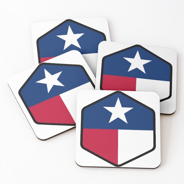 Item preview, Texagon (Texas flag hexagon) designed and sold by samvschantz.