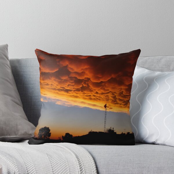 Item preview, Orange Mammatus Clouds designed and sold by madeinsask.