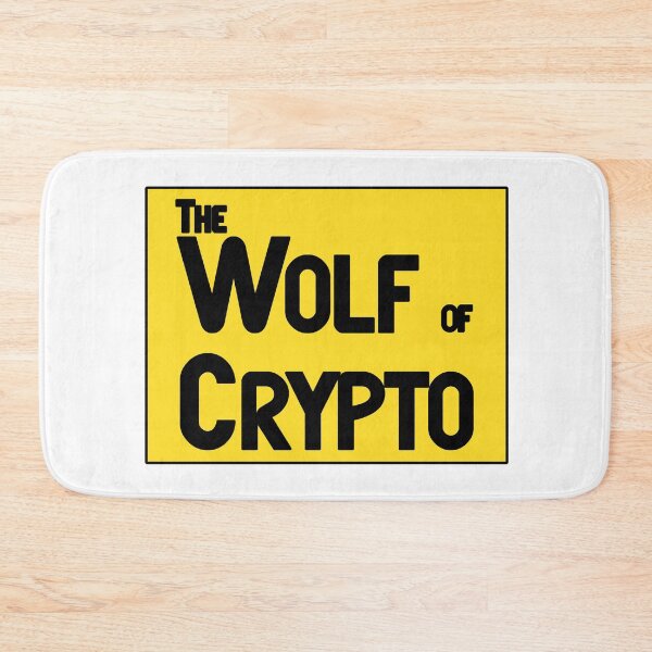 Item preview, The Wolf of Crypto designed and sold by DiscoBoogie.
