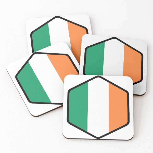 Item preview, Irish flag hexagon designed and sold by samvschantz.