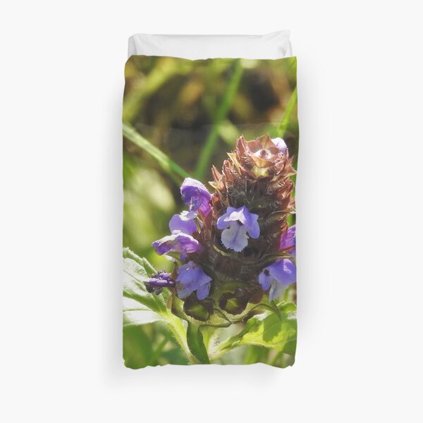 Self Heal Wildflower Duvet Cover