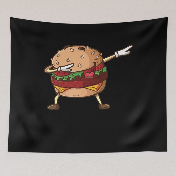 Item preview, Cheeseburger Dab Pose Dabbing Dance National Burger Day Pun designed and sold by Dressed For  Duty.