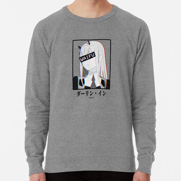 Null zwei Waifu Leichter Pullover