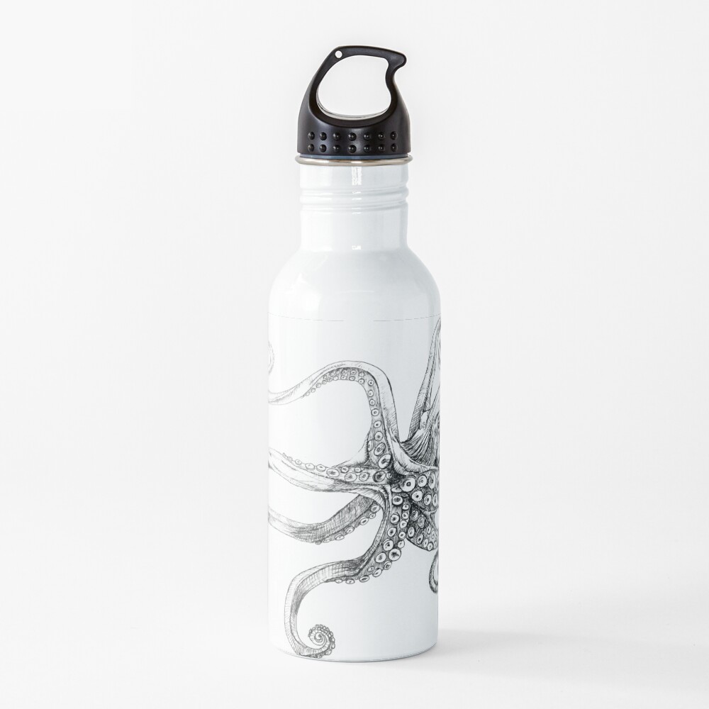Magnificent Septupus Octopus Cephalopod Water Bottle