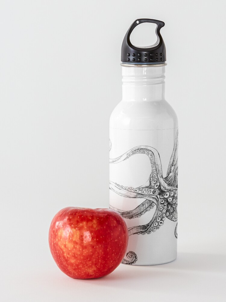 Alternate view of Magnificent Septupus Octopus Cephalopod Water Bottle