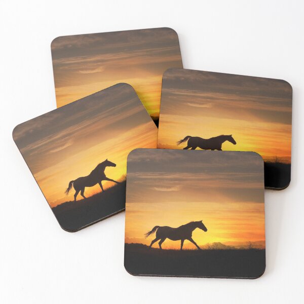 Item preview, Horse Running in Southwestern Sunset designed and sold by Stephanie Laird.