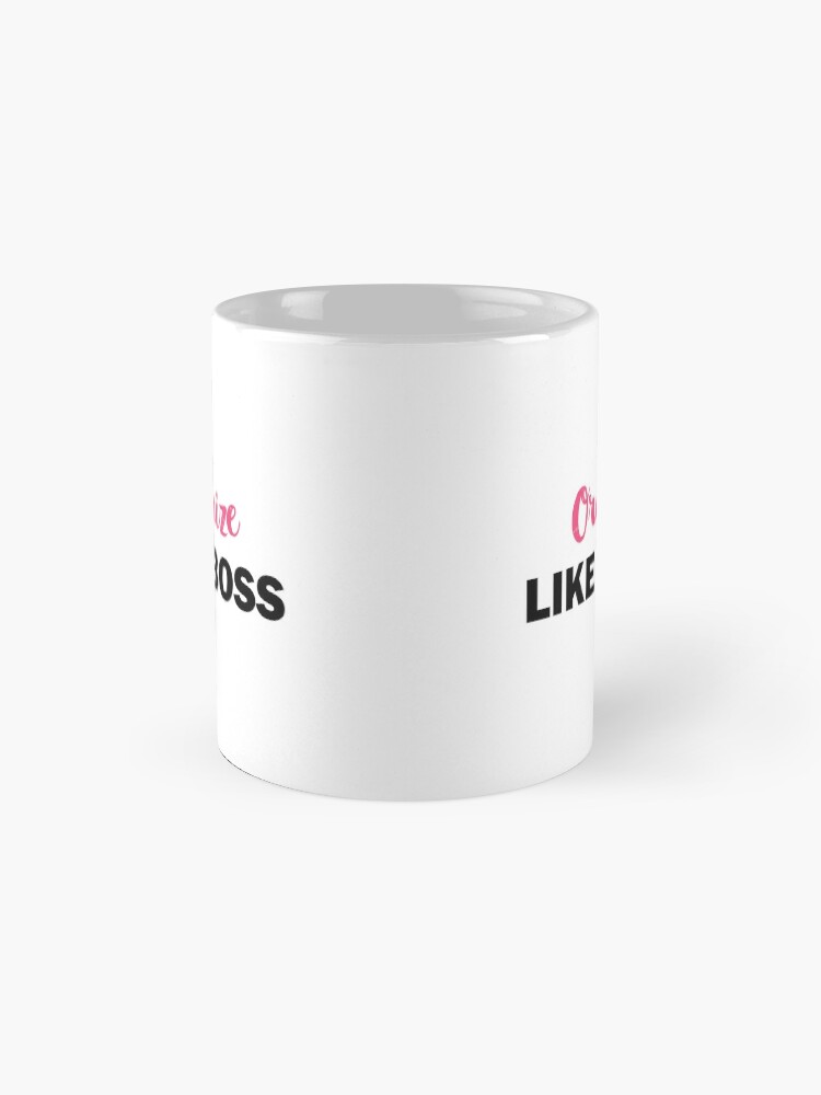 Alternate view of Organize Like A Boss Mug