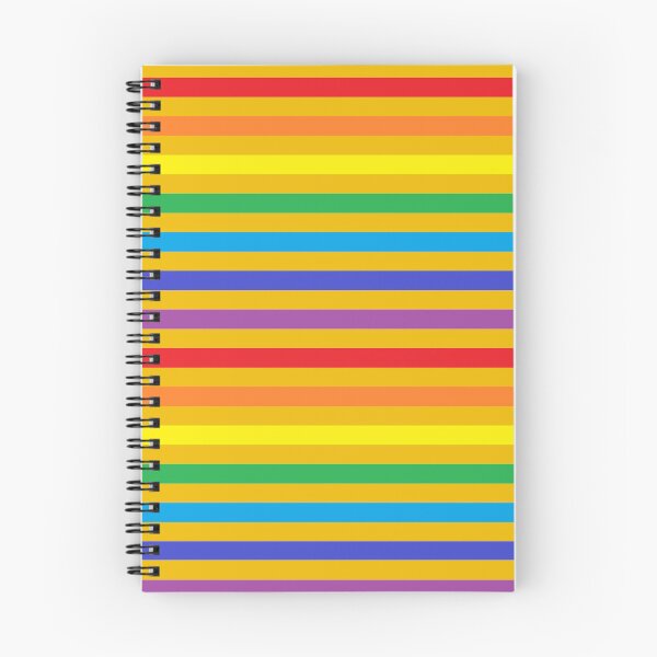 Item preview, Rainbow and Gold Stripes  designed and sold by lornakay.