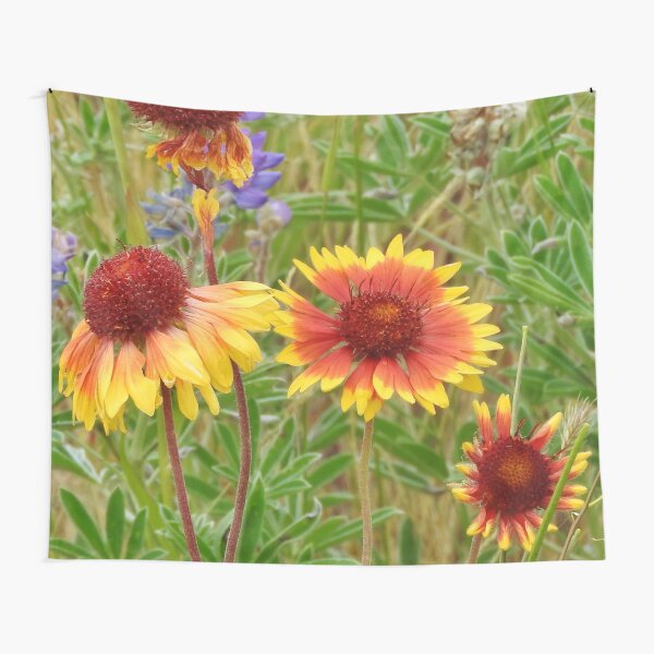 Blanket Flower Wildflowers Tapestry