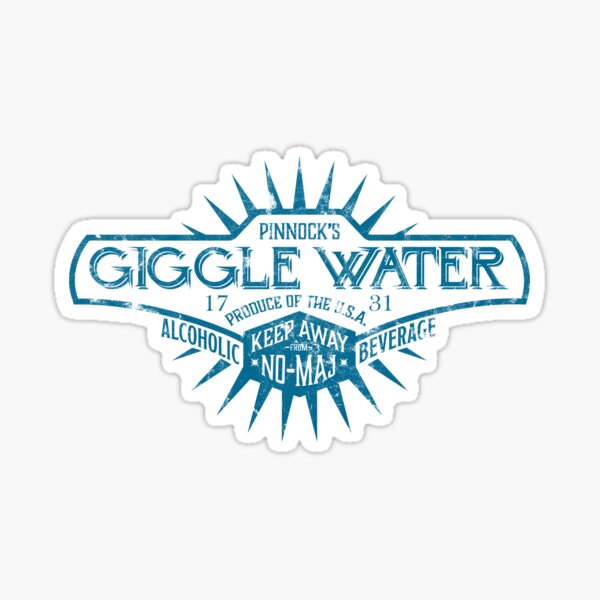 Pinnocks Risita Etiqueta De Agua Pegatina