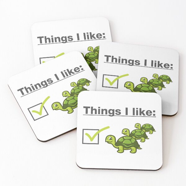 Item preview, I like turtles designed and sold by muskitt.
