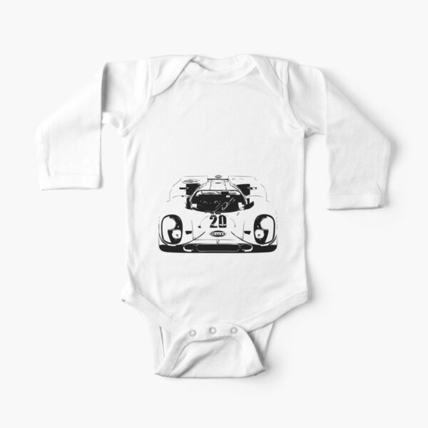 Porsche 917 Gulf - Le Mans Race Car Long Sleeve Baby One-Piece