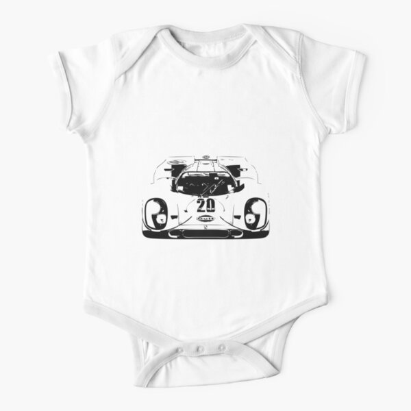 Porsche 917 Gulf - Le Mans Race Car Short Sleeve Baby One-Piece