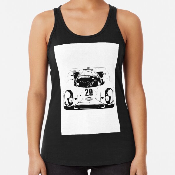 Porsche 917 Gulf - Le Mans Race Car Racerback Tank Top