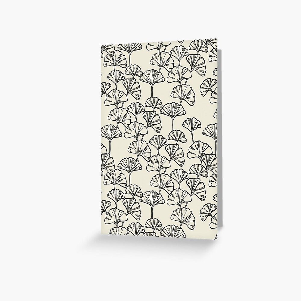GINKGO LEAVES Greeting Card