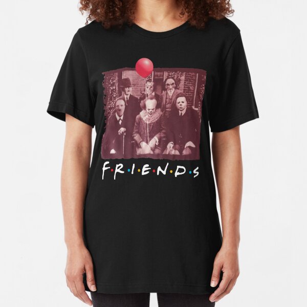 Horror Friends Slim Fit T-Shirt