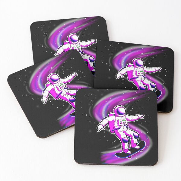Item preview, Astronaut surfing in the galaxy  design designed and sold by Burley Threads.