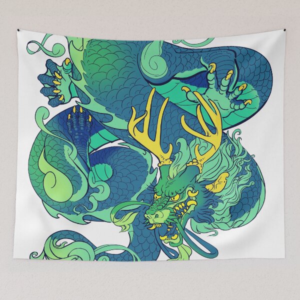 Item preview, Aqua Dragon designed and sold by cobaltchordata.